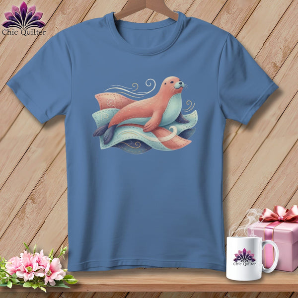 MyDesigns Physical Item S / Blue Jean Resting Against Folds ~ Premium Tee