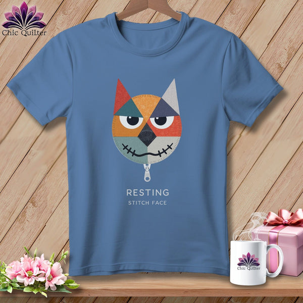 MyDesigns Physical Item S / Blue Jean Snark - Resting Stitch Face ~ Premium Tee