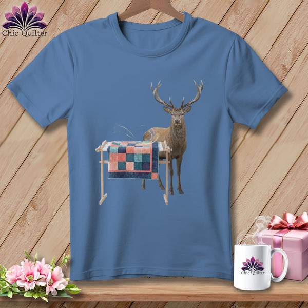 MyDesigns Physical Item S / Blue Jean Stag At Frame ~ Premium Tee