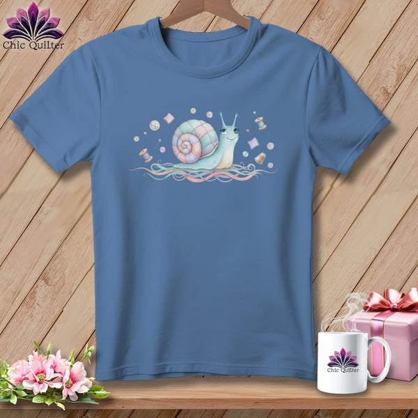 MyDesigns Physical Item S / Blue Jean Stitched Trail Behind ~ Premium Tee
