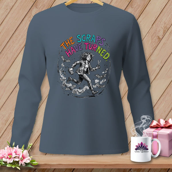 MyDesigns Physical Item S / Blue Jean The Scraps Have Turned. ~ Long Sleeve Tee