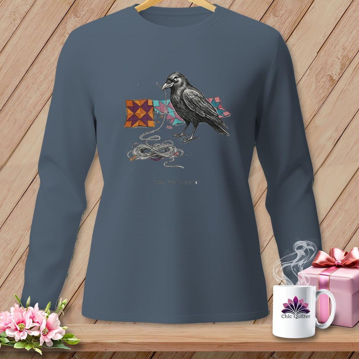 MyDesigns Physical Item S / Blue Jean Well. That Escalated. ~ Long Sleeve Tee