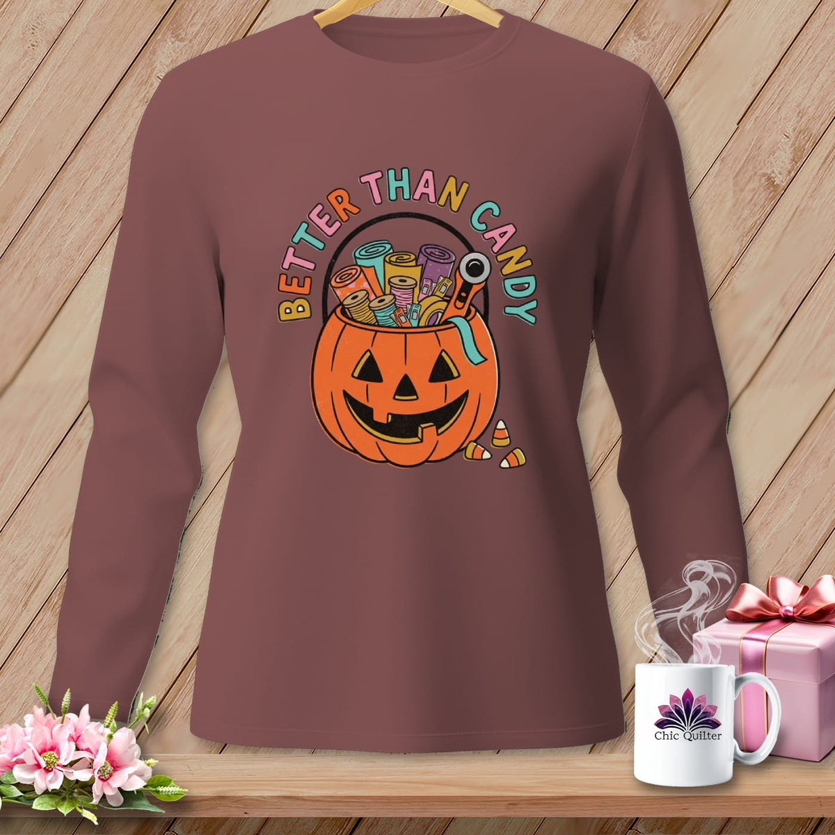 MyDesigns Physical Item S / Brick Better Than Candy ~ Long Sleeve Tee