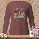 MyDesigns Physical Item S / Brick Dead Serious About Quilting. ~ Long Sleeve Tee