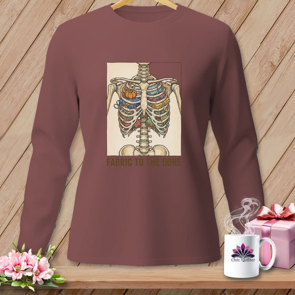 MyDesigns Physical Item S / Brick Fabric to the Bone ~ Long Sleeve Tee