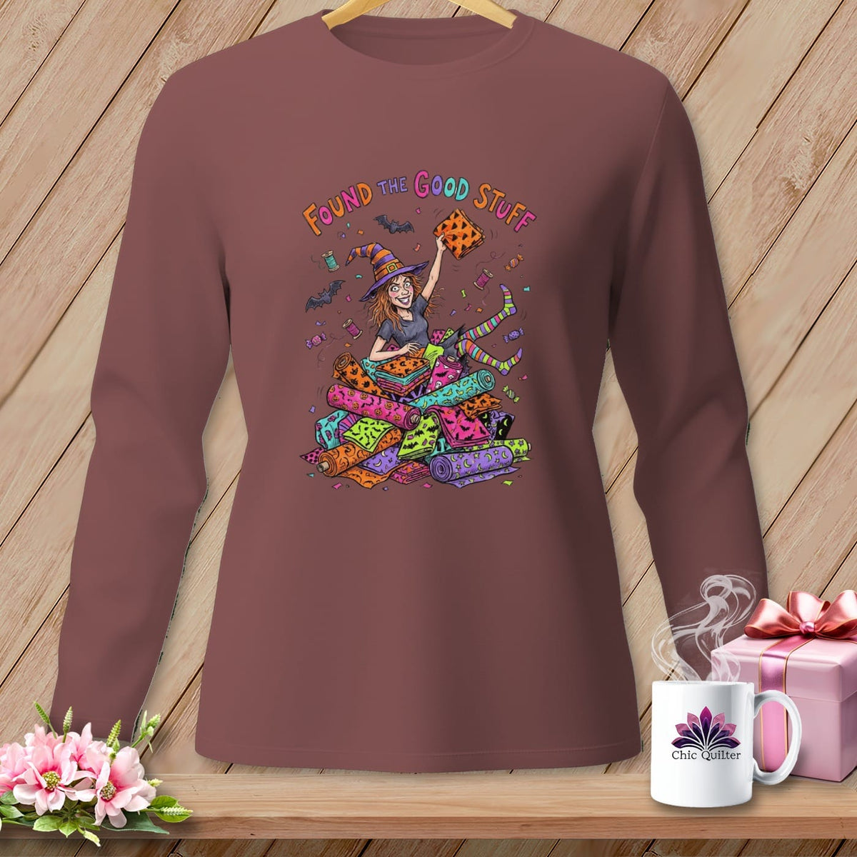 MyDesigns Physical Item S / Brick FOUND THE GOOD STUFF ~ Bolt Heap ~ Long Sleeve Tee
