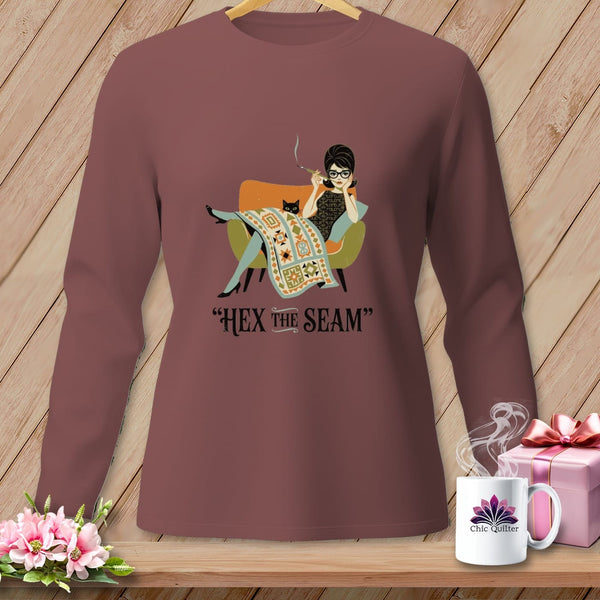 MyDesigns Physical Item S / Brick Hex The Seam ~ Long Sleeve Tee