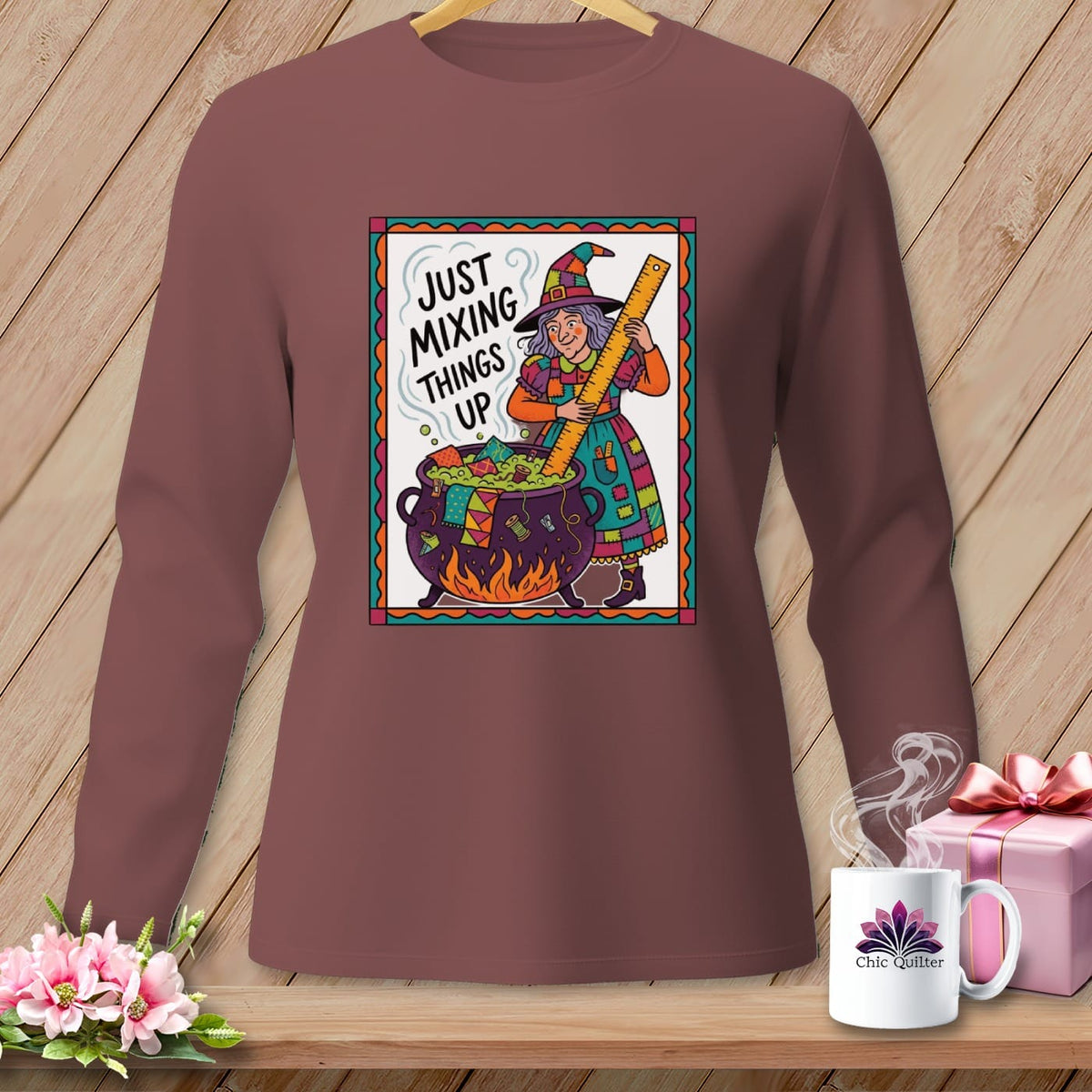 MyDesigns Physical Item S / Brick Just Mixing Things Up ~ Long Sleeve Tee