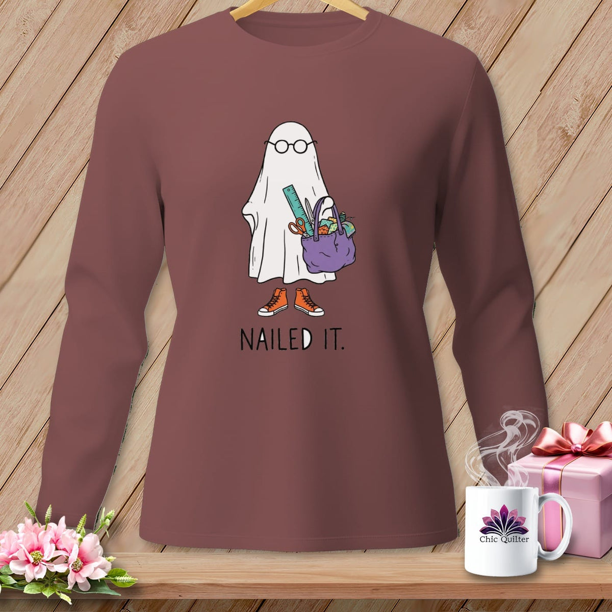 MyDesigns Physical Item S / Brick Nailed It. ~ Long Sleeve Tee