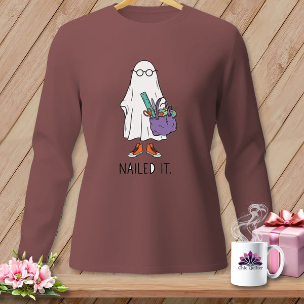 MyDesigns Physical Item S / Brick Nailed It. ~ Long Sleeve Tee