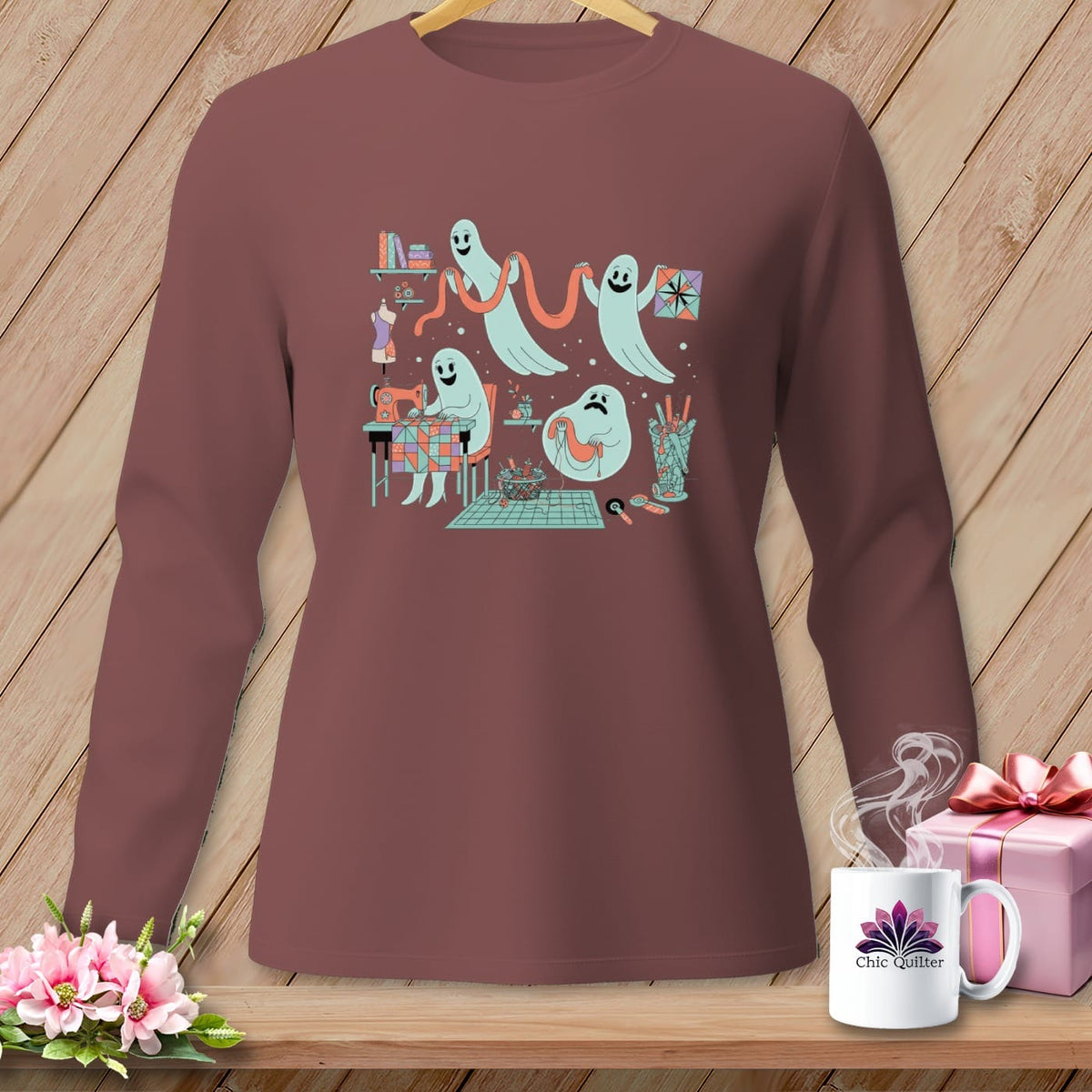 MyDesigns Physical Item S / Brick Night Shift ~ Star Block ~ Long Sleeve Tee