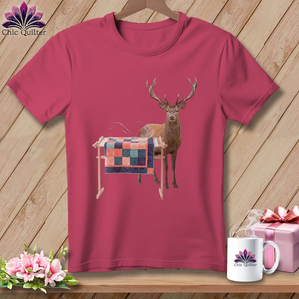 MyDesigns Physical Item S / Brick Stag At Frame ~ Premium Tee
