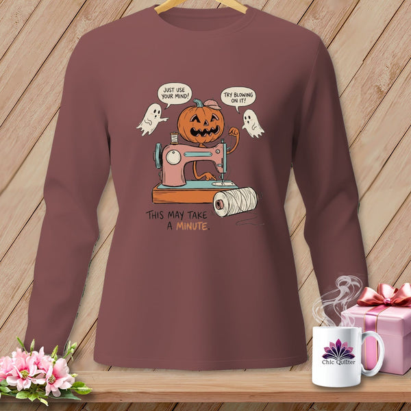 MyDesigns Physical Item S / Brick This May Take A Minute. ~ Long Sleeve Tee