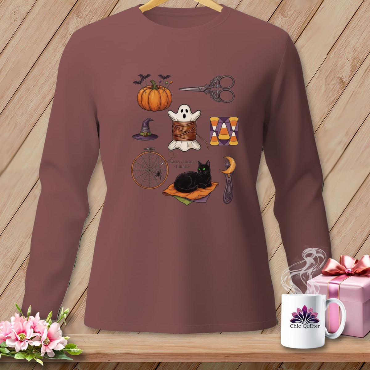 MyDesigns Physical Item S / Brick Tricks • Treats • Thread ~ Long Sleeve Tee