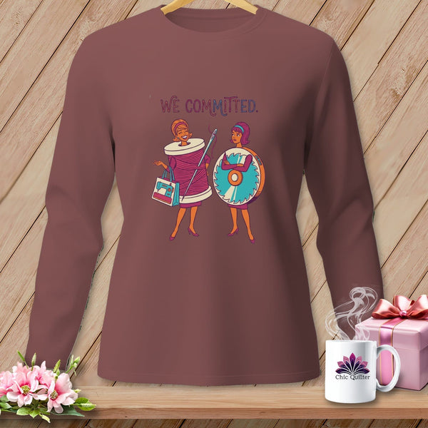 MyDesigns Physical Item S / Brick We Committed. ~ Long Sleeve Tee