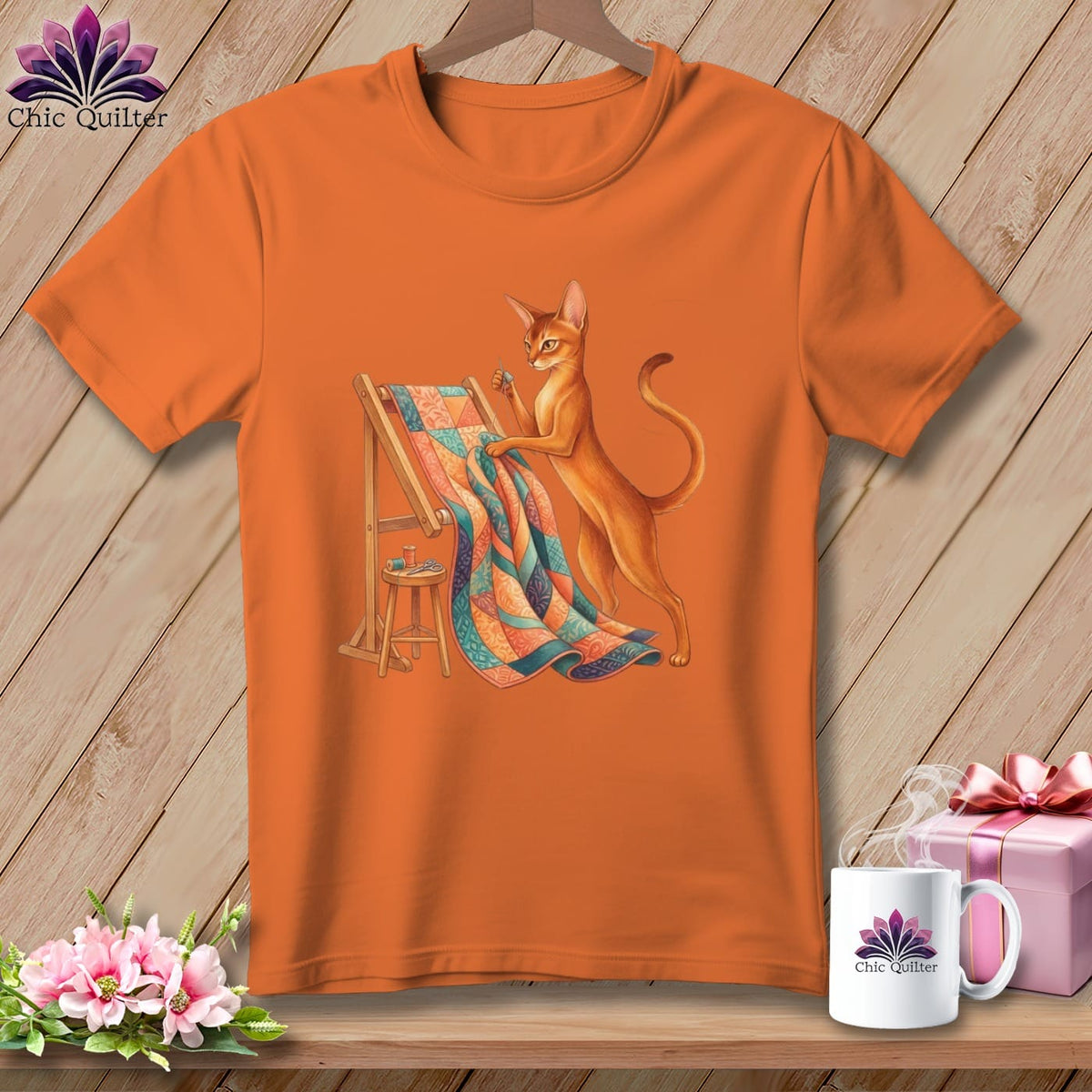 MyDesigns Physical Item S / Burnt Orange Aida Swiftbaste ~ Premium Tee