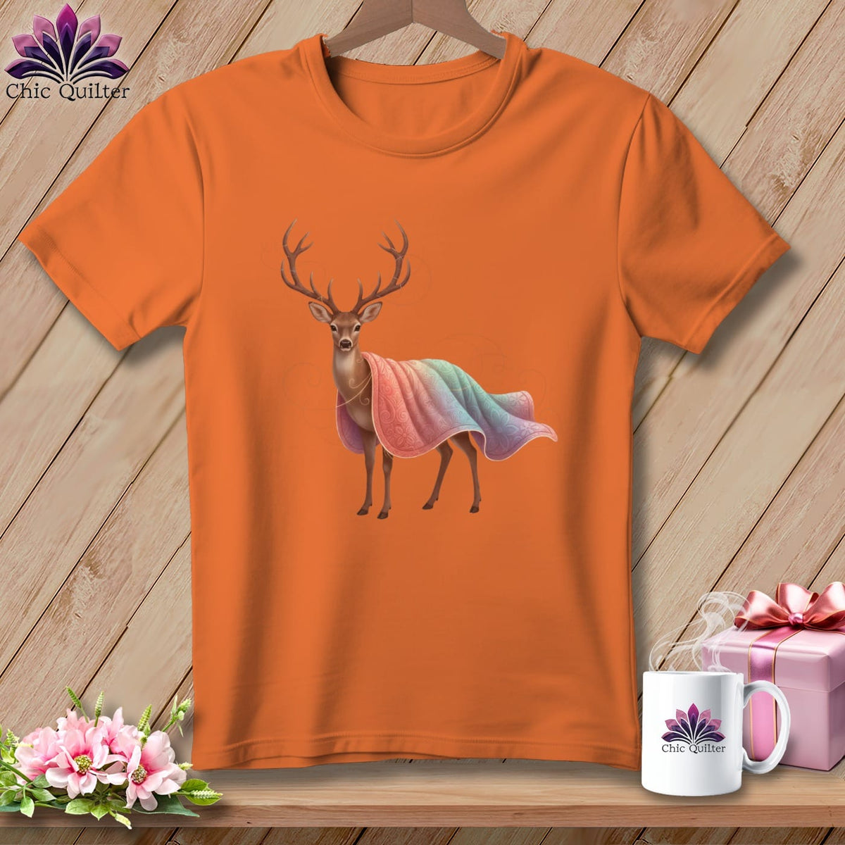 MyDesigns Physical Item S / Burnt Orange Antlers Hold Everything ~ Premium Tee