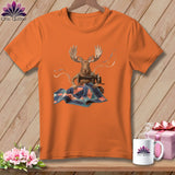MyDesigns Physical Item S / Burnt Orange Antlers Wide Open ~ Premium Tee