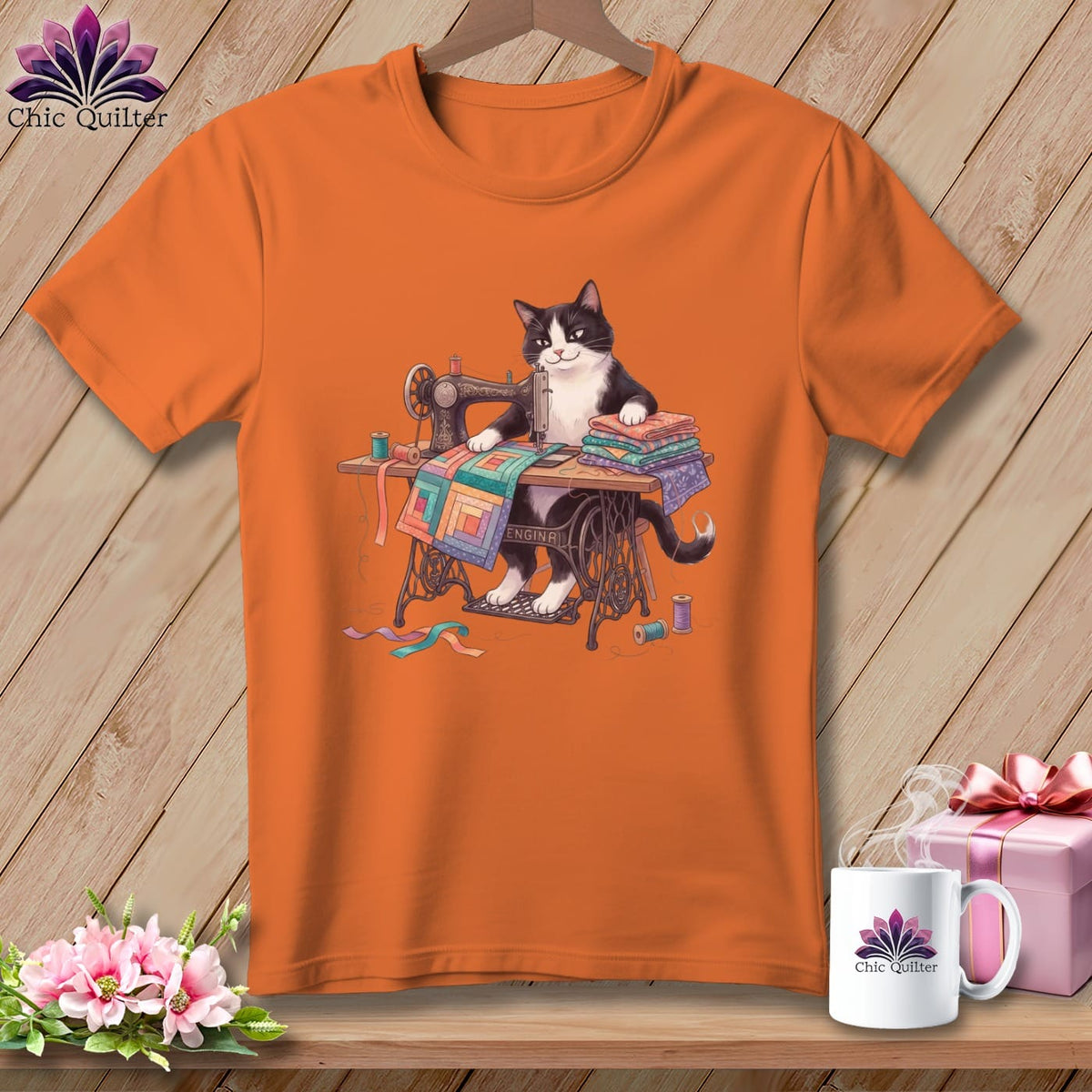 MyDesigns Physical Item S / Burnt Orange Bess Buttonrow ~ Premium Tee