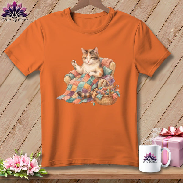 MyDesigns Physical Item S / Burnt Orange Callie Patchpelt ~ Premium Tee