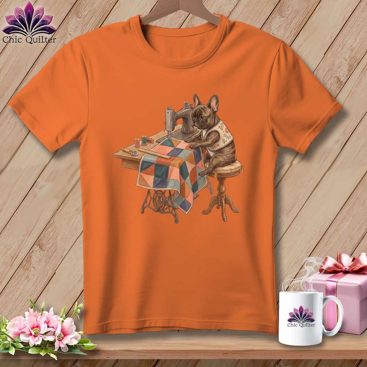 MyDesigns Physical Item S / Burnt Orange Colette Bobbinette ~ Premium Tee