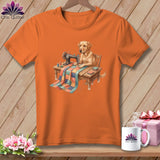 MyDesigns Physical Item S / Burnt Orange Daisy Steadyseam ~ Premium Tee