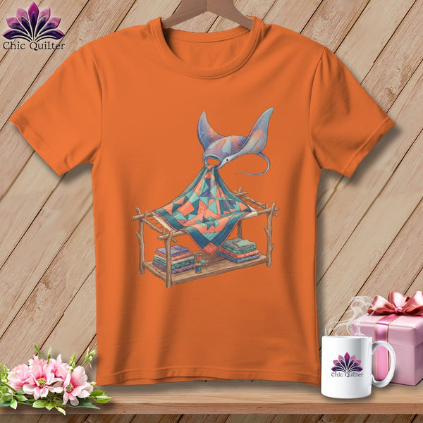 MyDesigns Physical Item S / Burnt Orange Hovering Over Frame ~ Premium Tee
