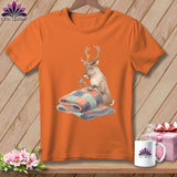 MyDesigns Physical Item S / Burnt Orange Knots In Snow ~ Premium Tee