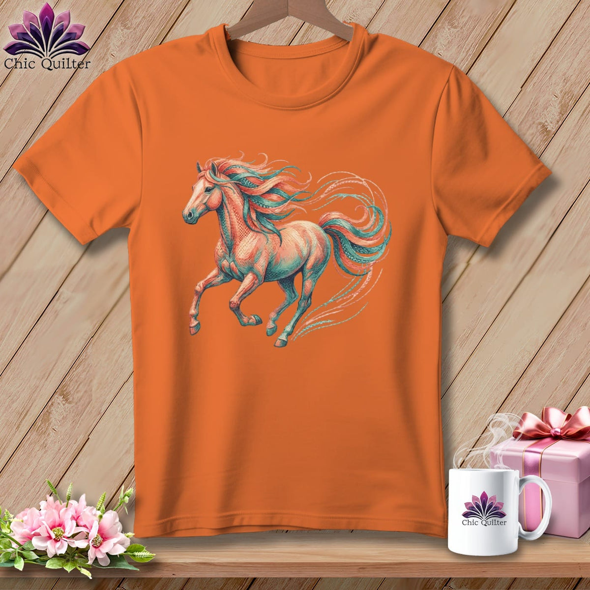 MyDesigns Physical Item S / Burnt Orange Mane Into Ribbons ~ Premium Tee