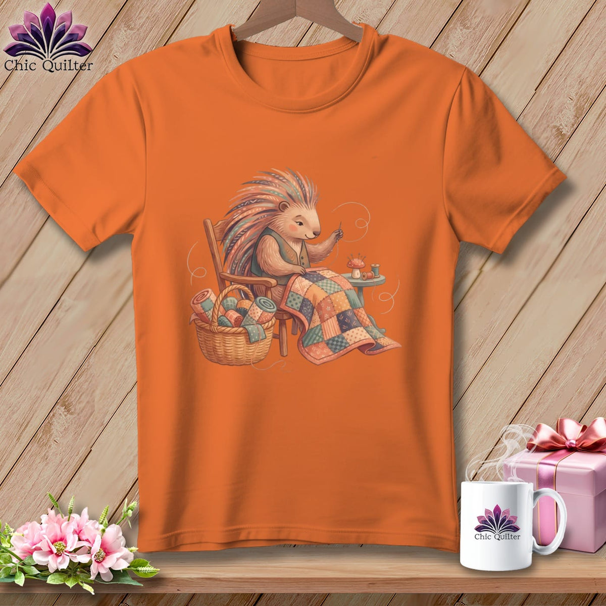 MyDesigns Physical Item S / Burnt Orange Nettie Needlecoat ~ Premium Tee