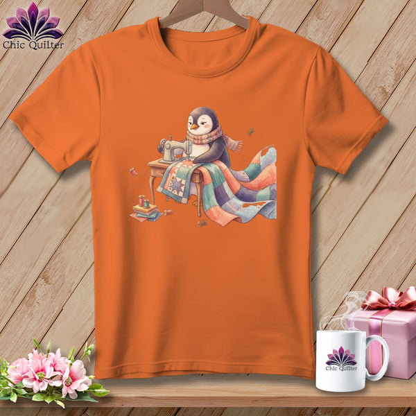 MyDesigns Physical Item S / Burnt Orange Penny the Penguin ~ Premium Tee