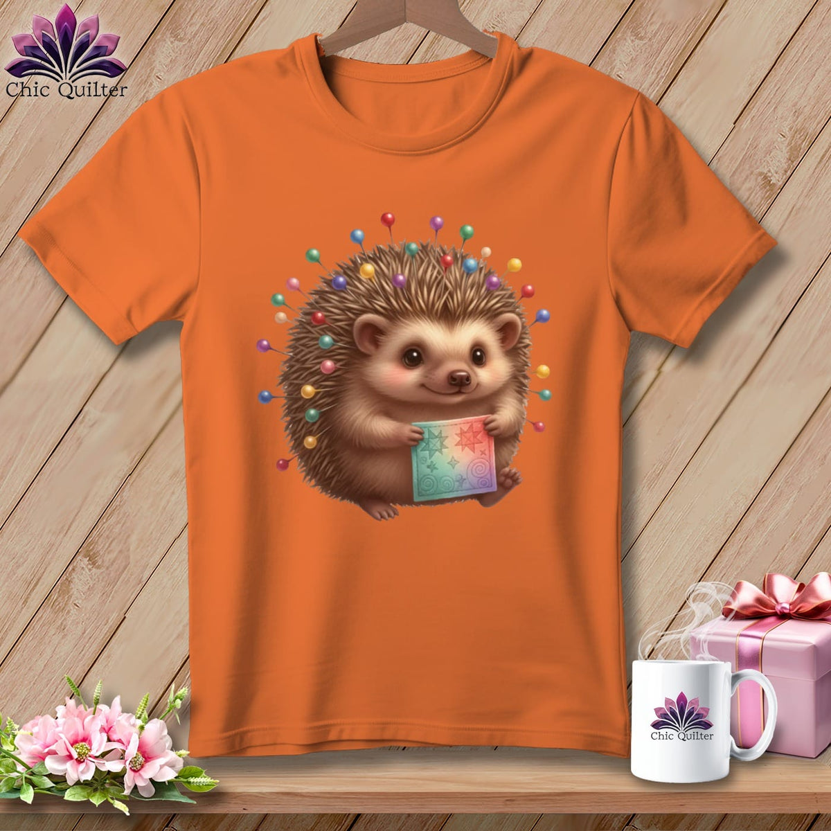 MyDesigns Physical Item S / Burnt Orange Pins As Quills ~ Premium Tee