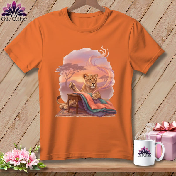 MyDesigns Physical Item S / Burnt Orange Resting While Stitching ~ Premium Tee