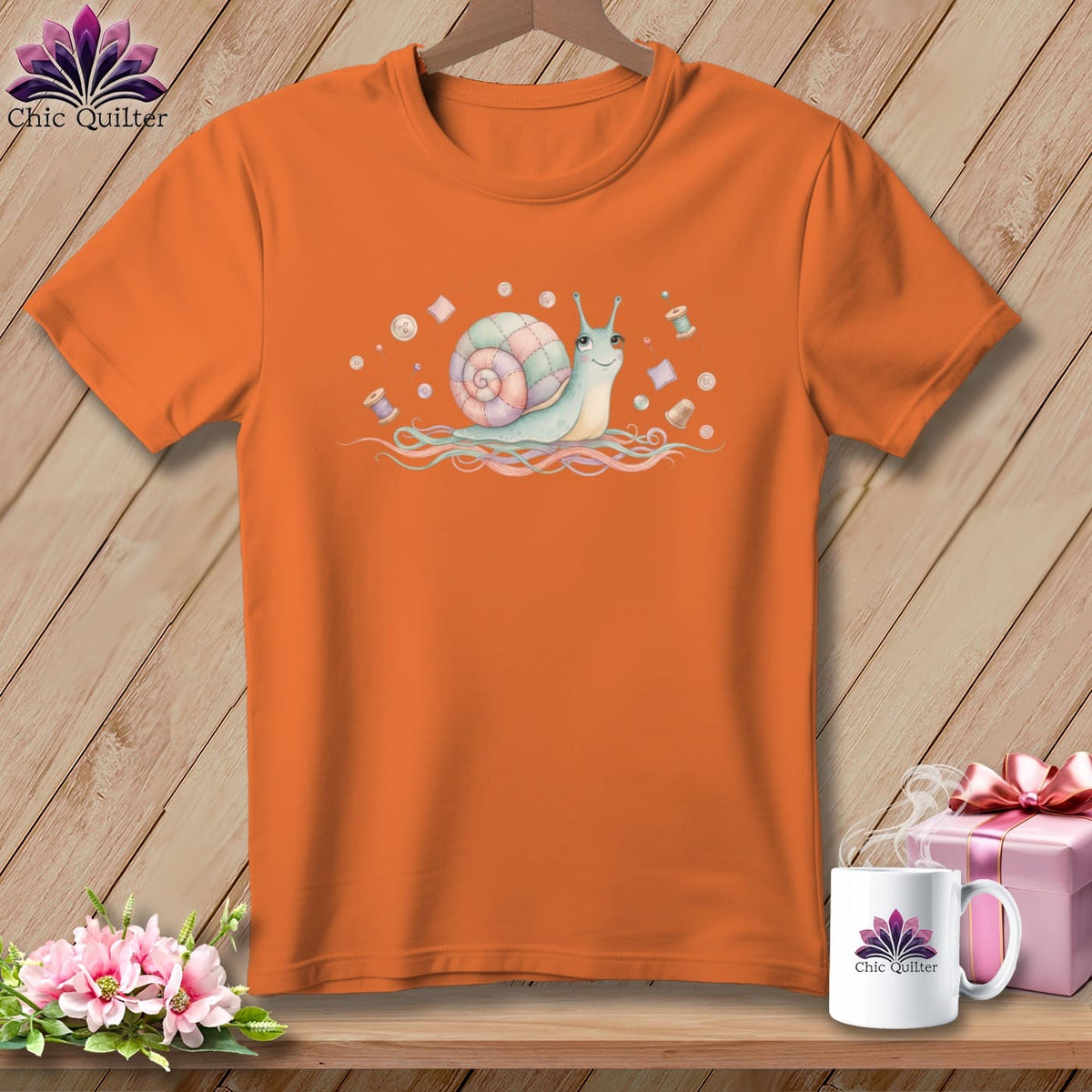 MyDesigns Physical Item S / Burnt Orange Stitched Trail Behind ~ Premium Tee