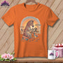 MyDesigns Physical Item S / Burnt Orange Stripes On Stripes ~ Premium Tee