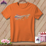 MyDesigns Physical Item S / Burnt Orange Strips At Speed ~ Premium Tee