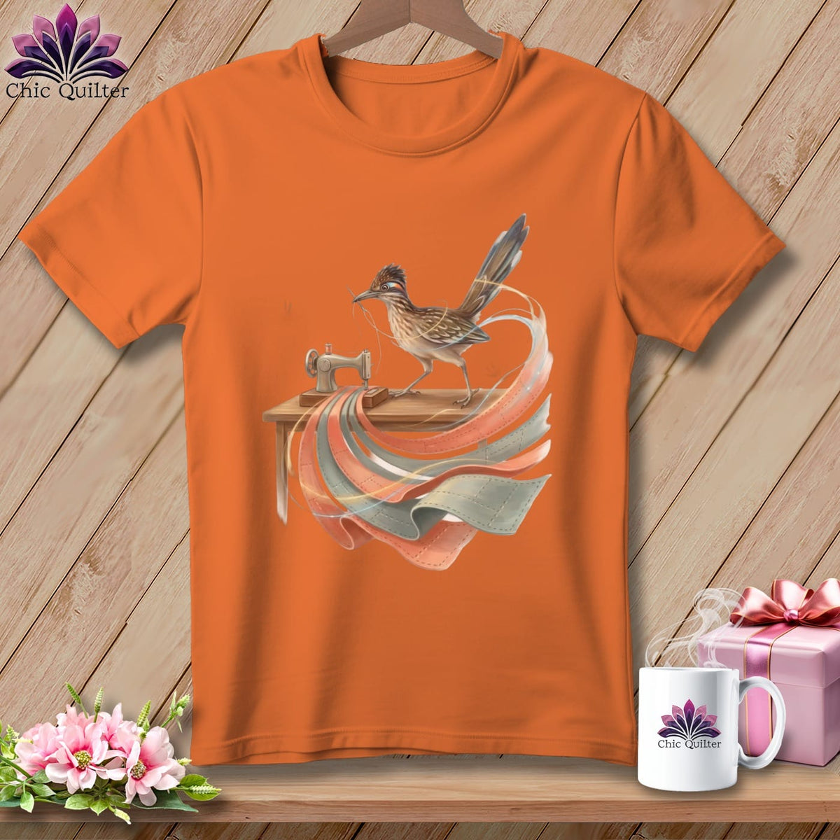 MyDesigns Physical Item S / Burnt Orange Strips In Motion ~ Premium Tee