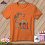 MyDesigns Physical Item S / Burnt Orange Strips Running Long ~ Premium Tee