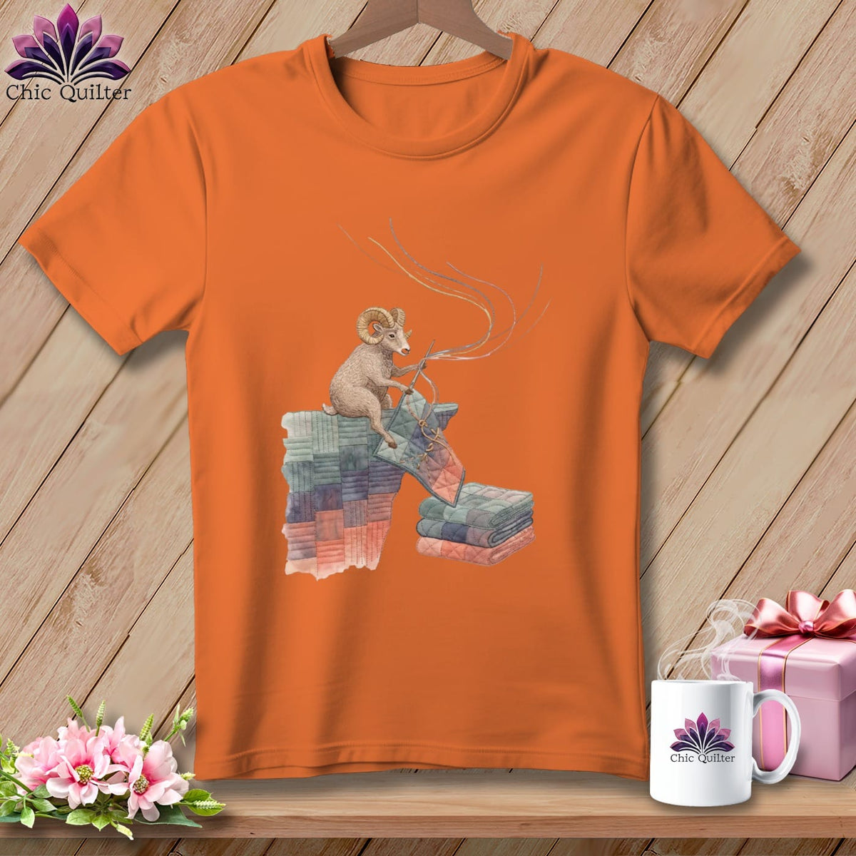 MyDesigns Physical Item S / Burnt Orange Tying On Cliffs ~ Premium Tee