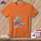 MyDesigns Physical Item S / Burnt Orange Tying On Cliffs ~ Premium Tee