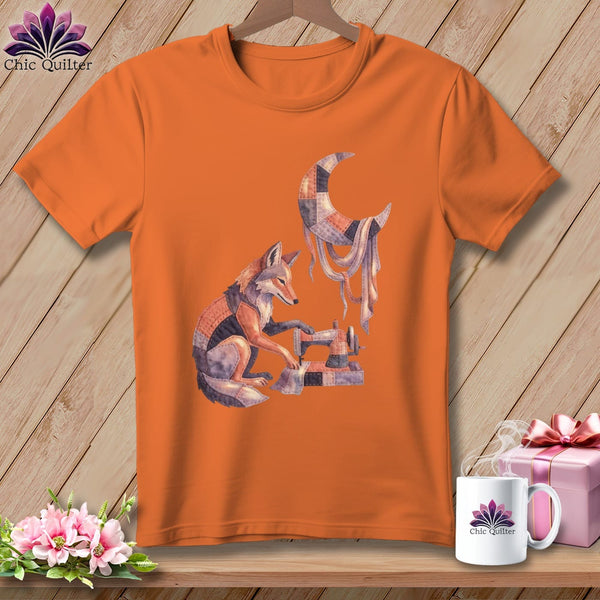 MyDesigns Physical Item S / Burnt Orange Under Stitched Moon ~ Premium Tee