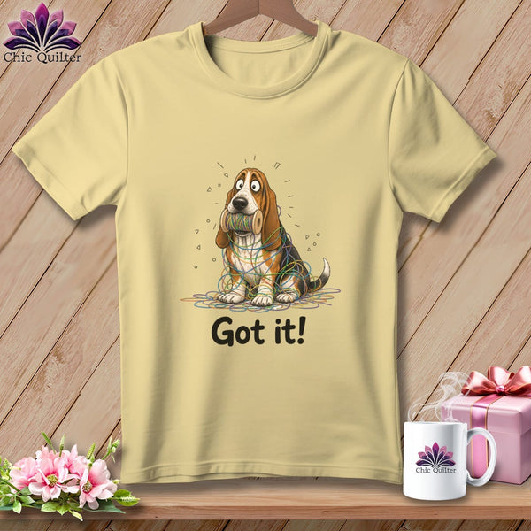 MyDesigns Physical Item S / Butter Basset Hound Helper ~ Premium Tee