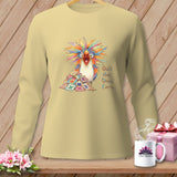 MyDesigns Physical Item S / Butter Quilt Hair Don’t Care ~ Chaos Finch ~ Long Sleeve Tee