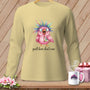 MyDesigns Physical Item S / Butter Quilt Hair Don’t Care ~ Peaches Plume ~ Long Sleeve Tee