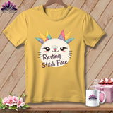 MyDesigns Physical Item S / Butter Quirky Impact - Resting Stitch Face ~ Premium Tee
