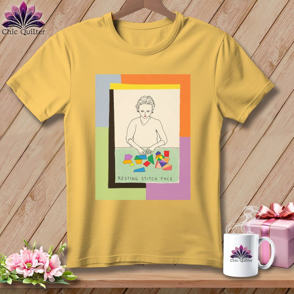MyDesigns Physical Item S / Butter Sew-Nia Delaunay - Resting Stitch Face ~ Premium Tee