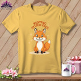 MyDesigns Physical Item S / Butter Silly Fox - Resting Stitch Face ~ Premium Tee