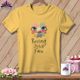 MyDesigns Physical Item S / Butter Tongue - Resting Stitch Face ~ Premium Tee
