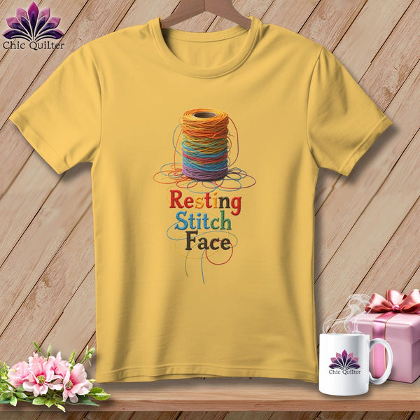 MyDesigns Physical Item S / Butter Twisted - Resting Stitch Face ~ Premium Tee