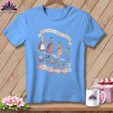MyDesigns Physical Item S / Carolina Blue 250 Years of Shared Stitches ~ From Generation to Generation Quilting ~ Relaxed Fit Tee
